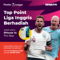 Top Point Liga Inggris Berhadiah