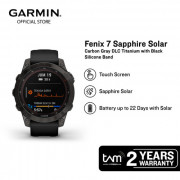 Garmin Fenix 7 Sapphire Solar - Black DLC Titanium
