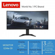 LENOVO MONITOR G34w-30 34" VA Panel WLED 170Hz