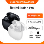 XIAOMI OFFICIAL Redmi Buds 4 Pro ANC 43dB LDAC Konektivitas ganda - Midnight Black