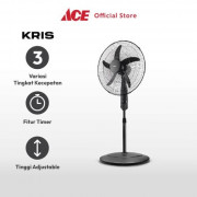 Ace - Kris 20 Inci Kipas Angin Lantai - Hitam