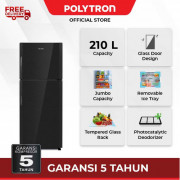 POLYTRON Kulkas 2 Pintu Belleza 210 liter PRM 21DMY