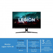 LENOVO MONITOR Legion Y27h-30 27" QHD IPS Panel Up to 180Hz Anti-glare