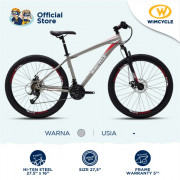 Wimcycle Sepeda Gunung MTB Falcon 27.5 - Abu-abu