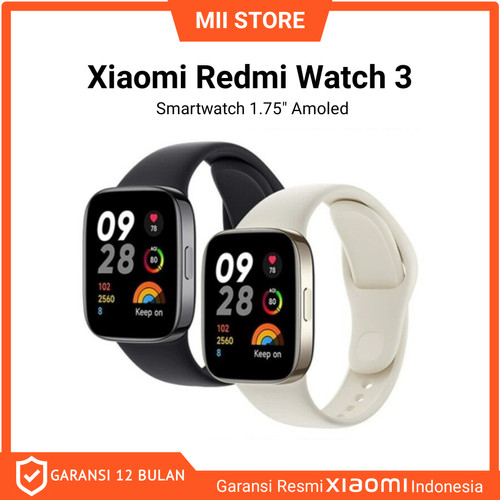 XIAOMI OFFICIAL Redmi Watch 3 AMOLED 175 - Black