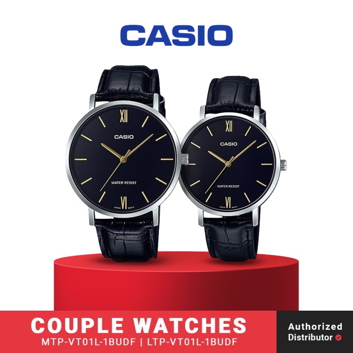 Jam Tangan Couple Casio MTP-VT01L-1BUDF x LTP-VT01L-1BUDF Jam Tangan Couple Casio MTP-VT01L-1BUDF x LTP-VT01L-1BUDF