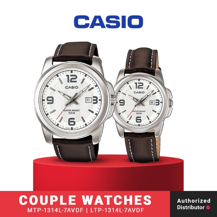 Jam Tangan Couple Casio MTP-1314L-7AVDF x LTP-1314L-7AVDF