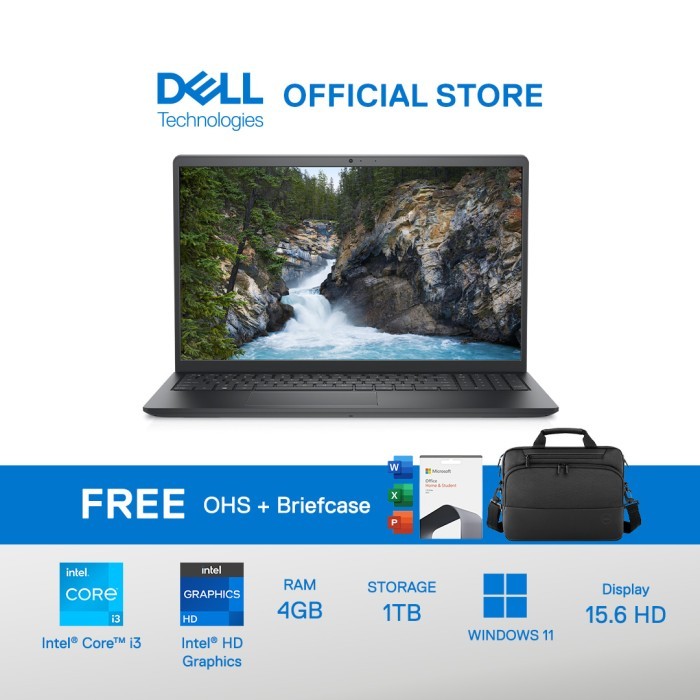 LAPTOP DELL VOSTRO 3510 - I3 1115G4 8GB SSD 256GB/SSD 512GB/1TB HDD - 4GB 1TB HDD