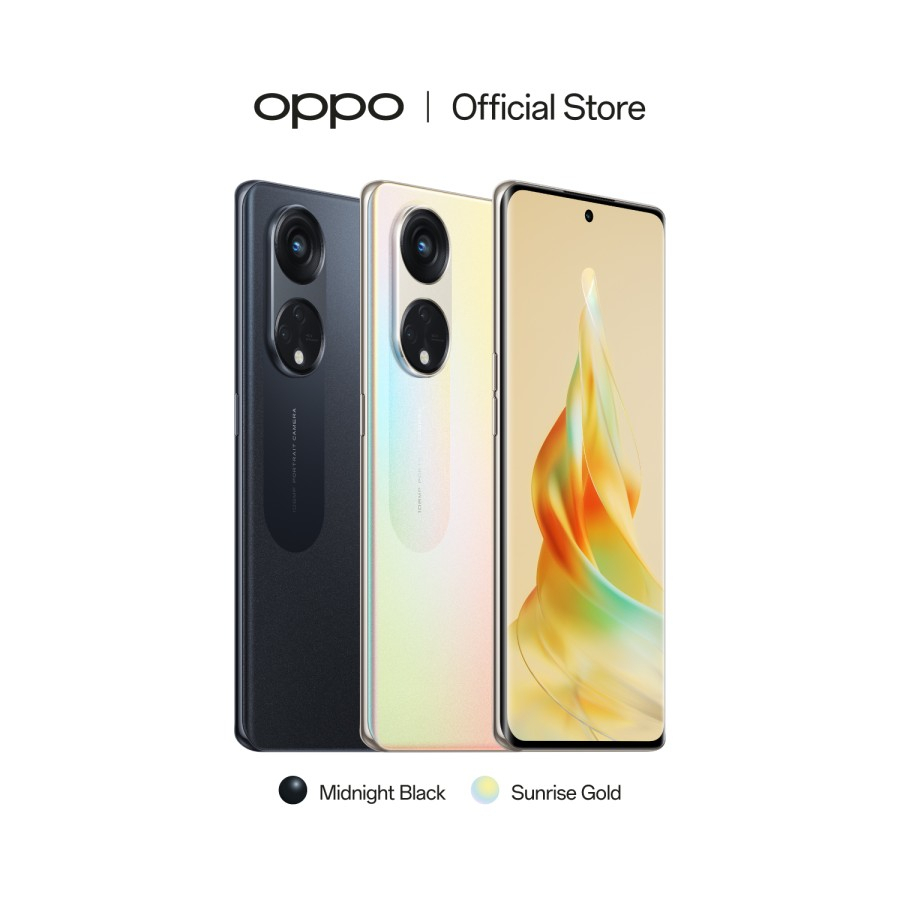 OPPO Reno8 T 5G Smartphone 8GB/256GB (Garansi Resmi) - Hitam