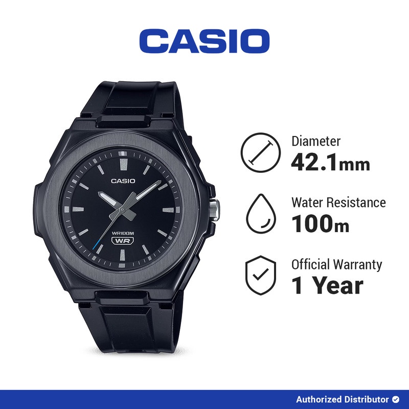 Casio Jam Tangan Unisex General LWA-300HB-1EVDF Original Analog Black Casio Jam Tangan Unisex General LWA-300HB-1EVDF Original Analog Black